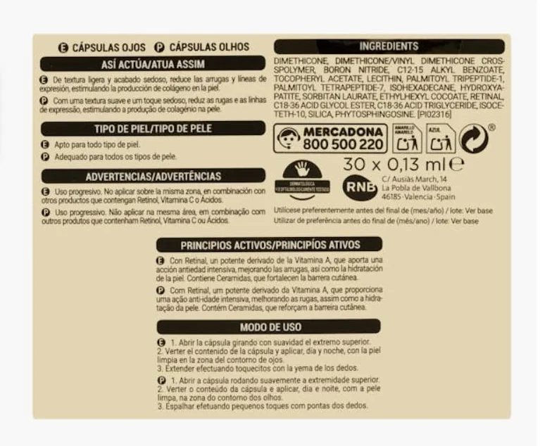 Regen Skin Capsule per gli occhi 30 capsule