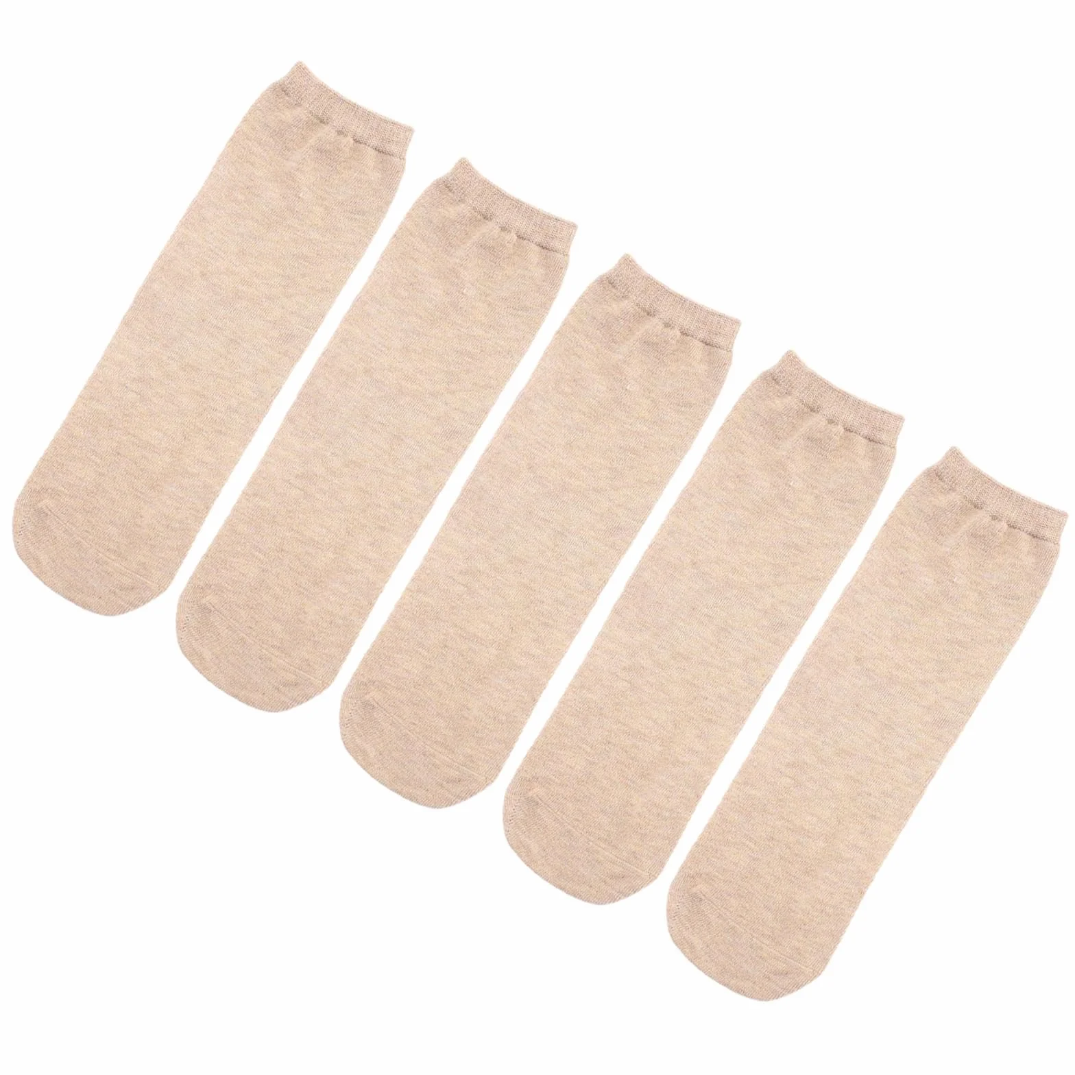 MagiDeal Calzini per Protesi 5 Pezzi Cotone Ispessito Traspirante Assorbimento Sudore Elasticizzati 28 CM