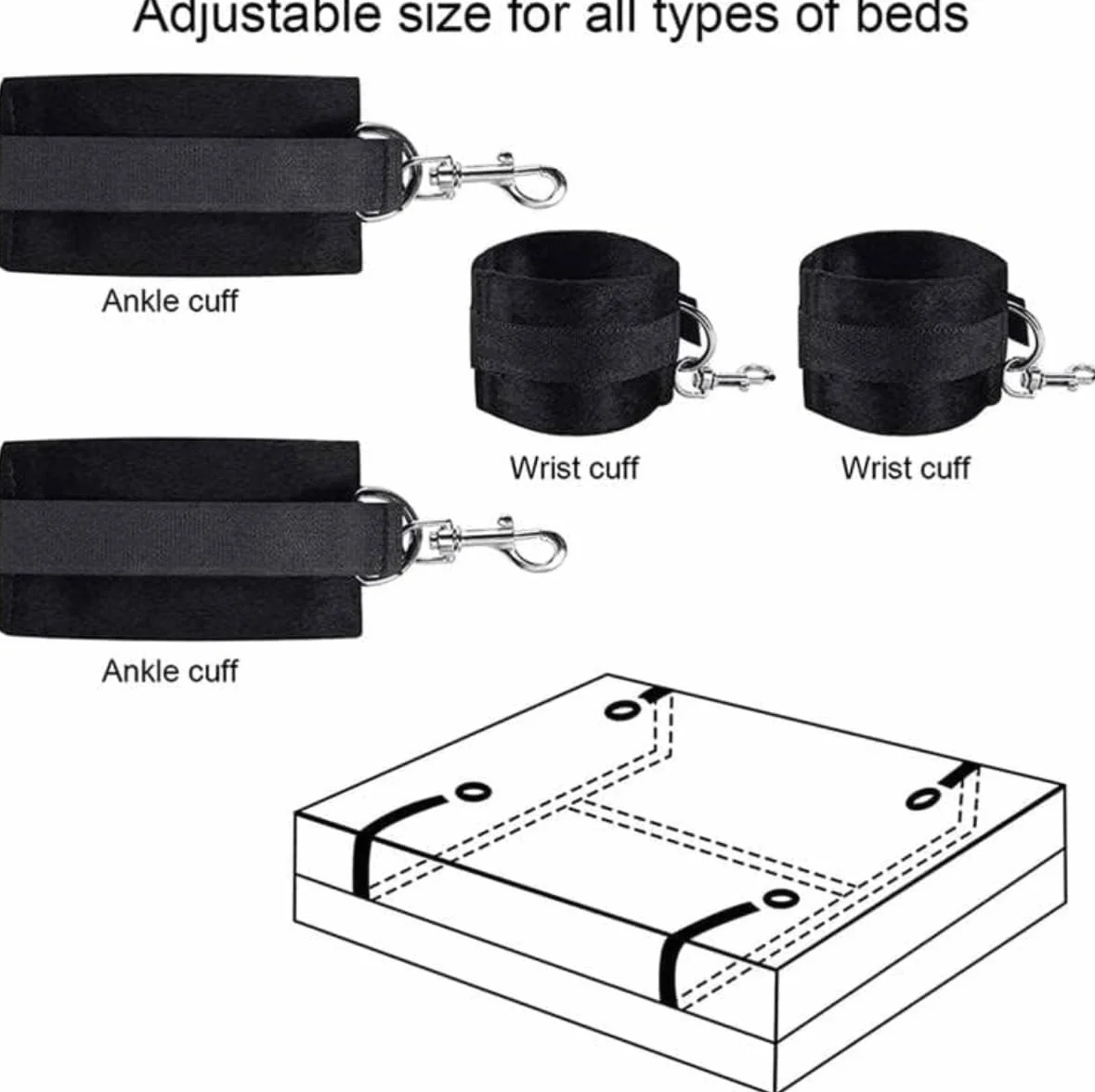 Cinghie in Nylon Non Lineari per Letto, Regalo Originale M9