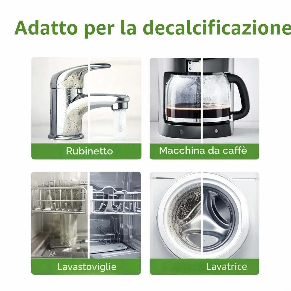 Acido citrico monoidrato E330 5000 g polvere alimentare per decalcificazione pulizia 5 kg