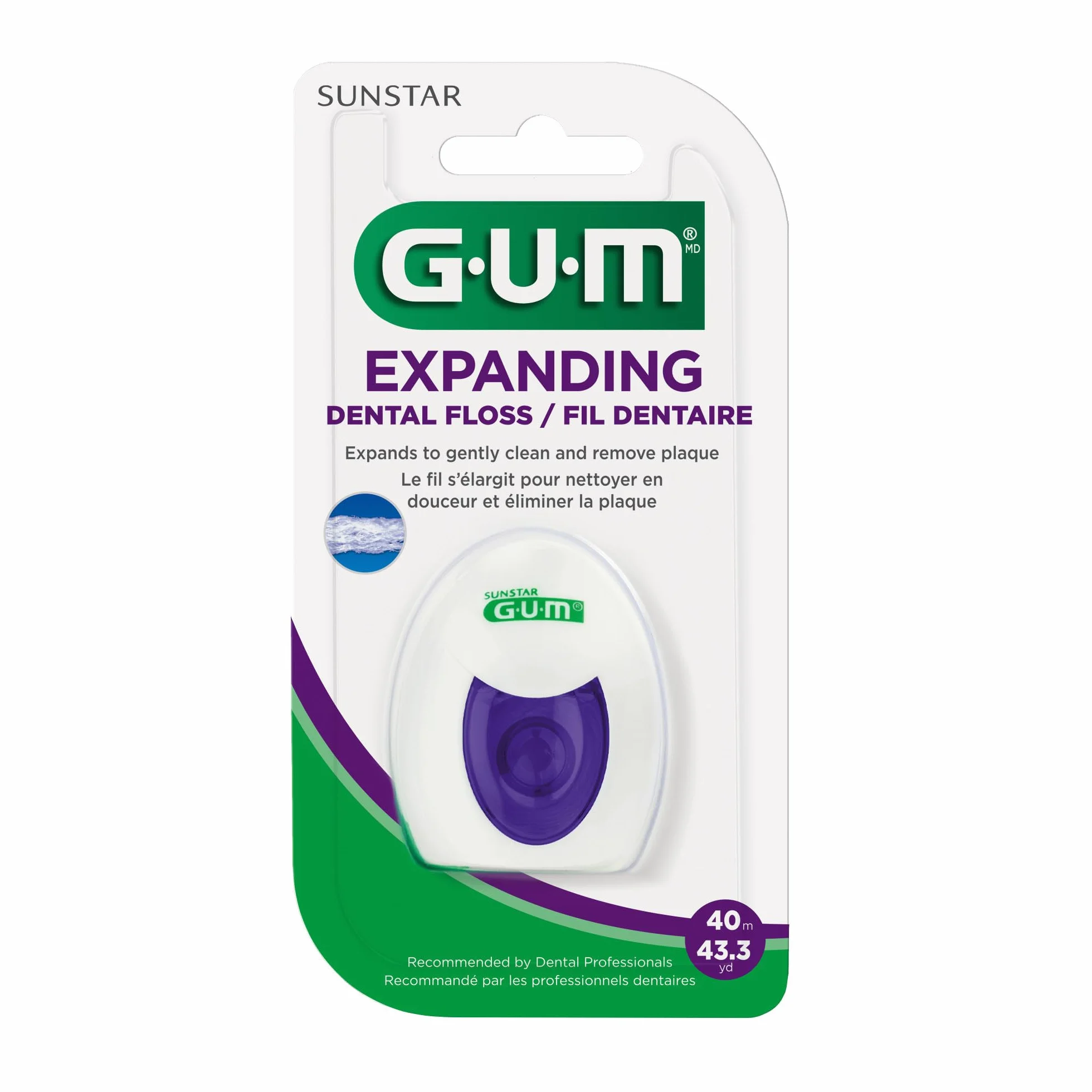GUM Expanding Floss 30 Meters Pack of 6