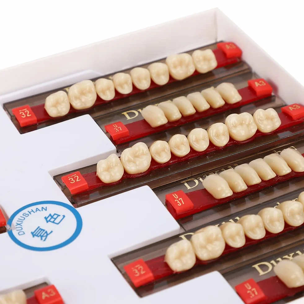 Resina per denti finti protesi, materiale dentale, 12 pezzi, sostituzione fai da te, Halloween