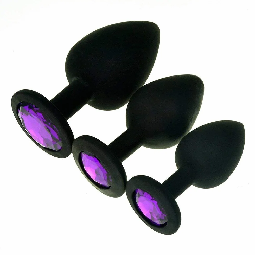Giocattoli in silicone nero per coppie