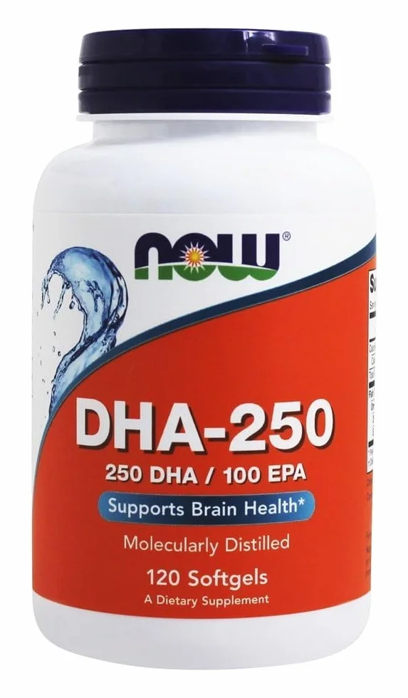 NOW Foods DHA-250 250 DHA 125 EPA 120 softgels