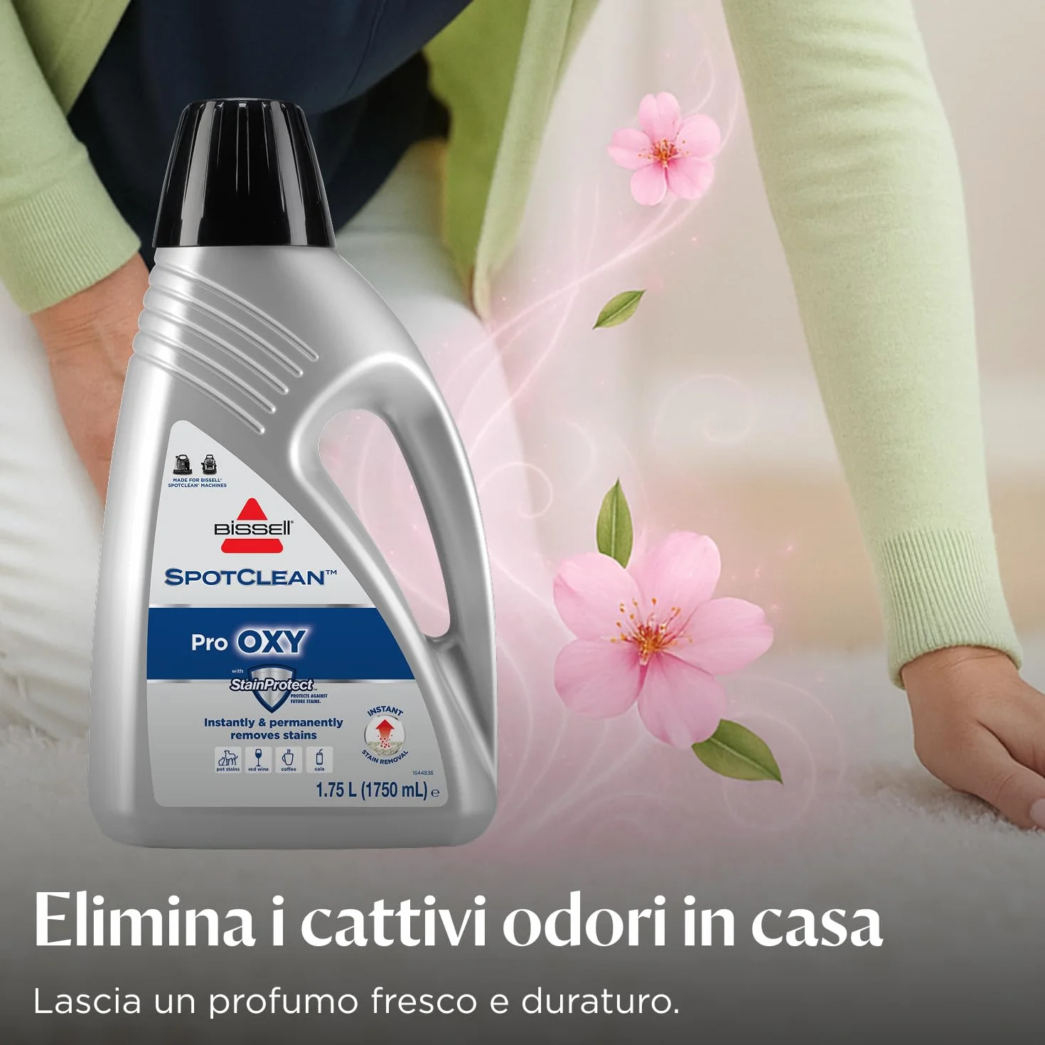 BISSELL SpotClean Pro Oxy 3 in 1 soluzione detergente per moquette 1,75 L 20387