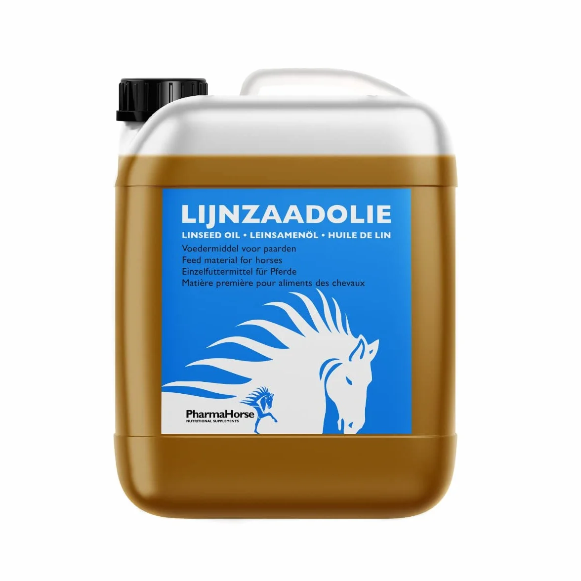 PharmaHorse Olio di Semi di Lino 2,5 l per Digestione Intestino Stomaco