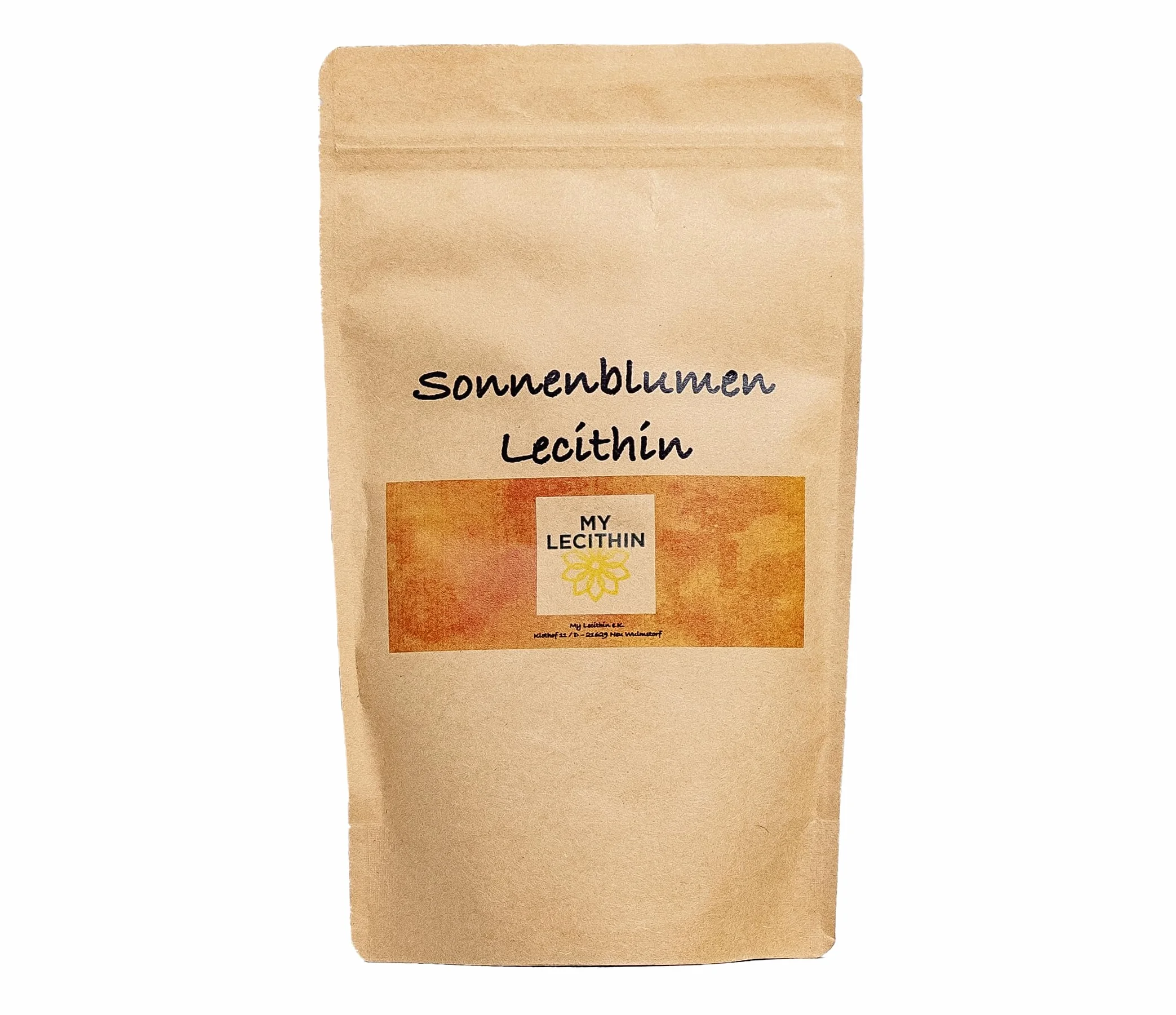 Lecitina di girasole 500 g, pura, elevata biodisponibilità, senza OGM