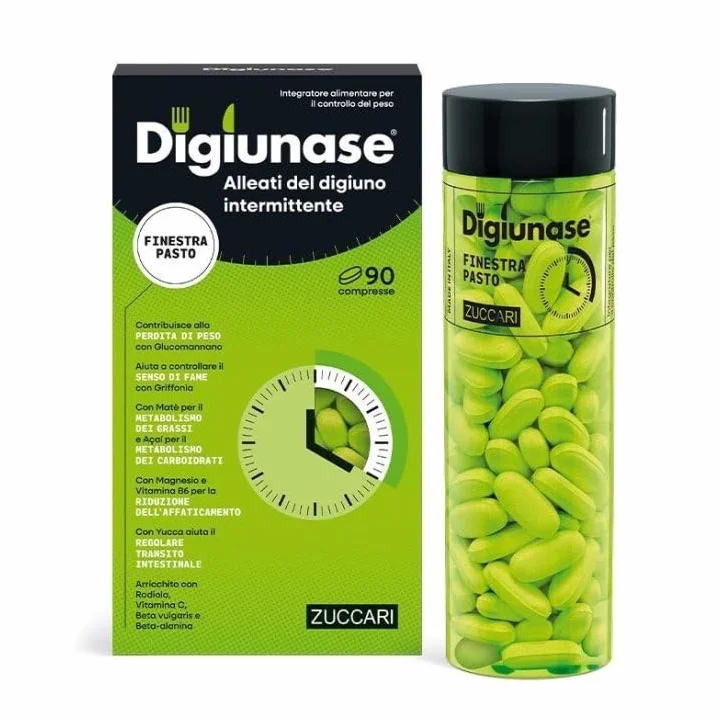 Digiunase Integratore alimentare controllo peso finestra pasto digiuno intermittente