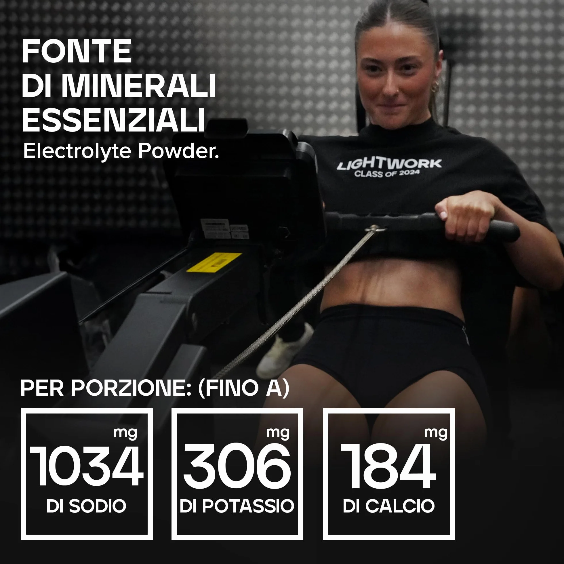 Elettroliti in Polvere Non Aromatizzato 500g sodio potassio magnesio calcio Idratazione Basso Calorico
