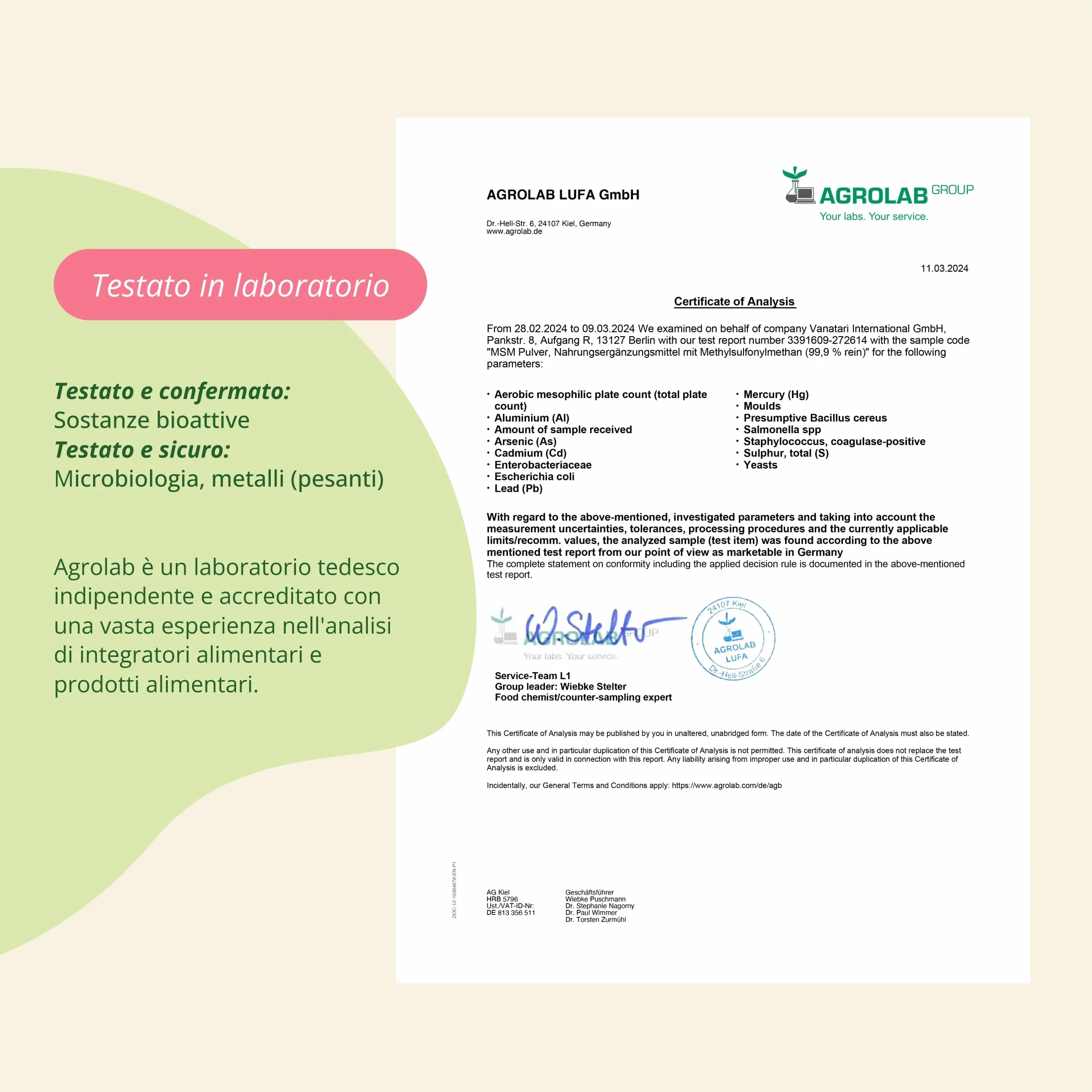 Vegavero® Zolfo in polvere puro 99,9% 1Kg Salute Articolazioni Unghie Capelli Senza Additivi Vegan