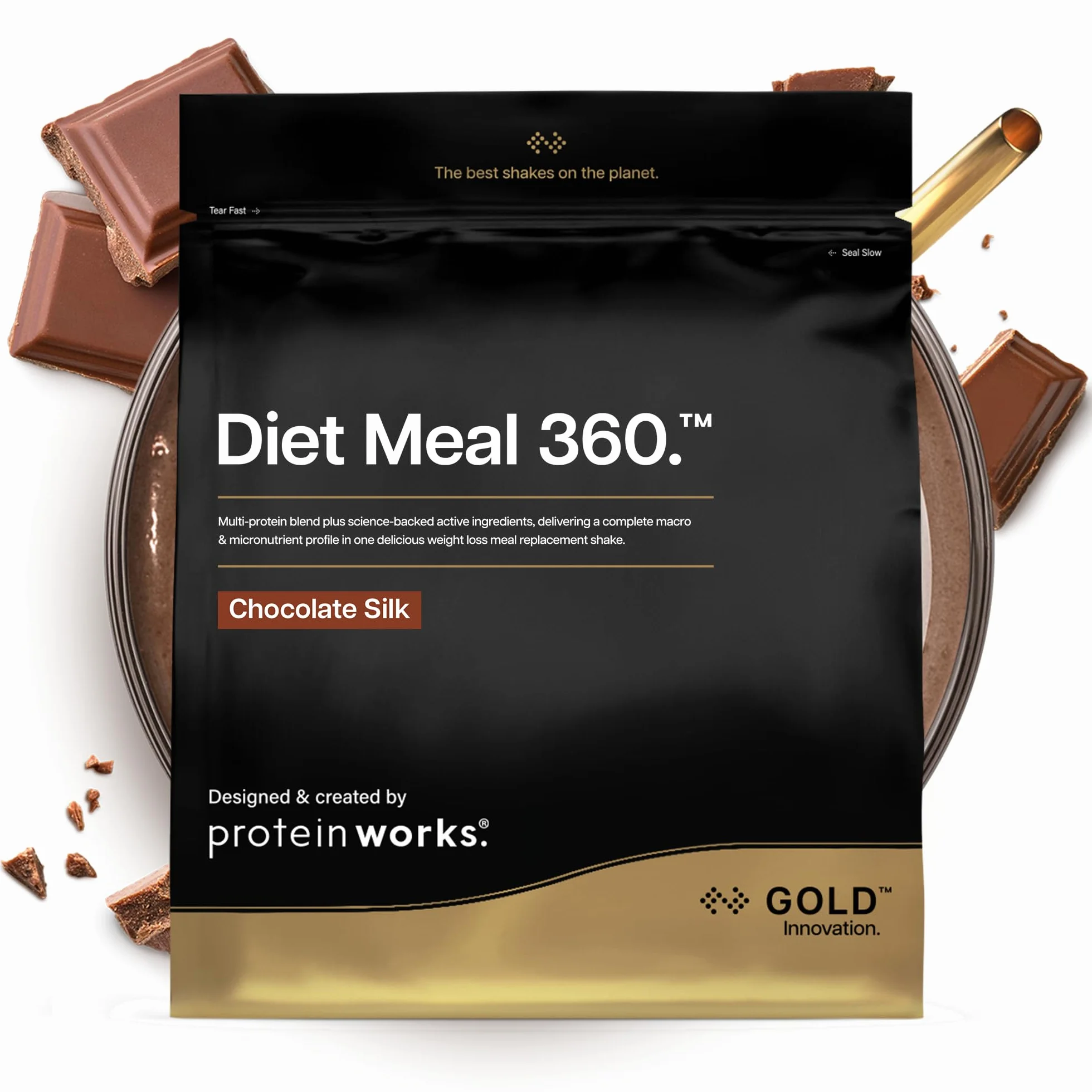 THE PROTEIN WORKS Sostituto Del Pasto Dietetico, Cioccolato Morbido, 1 kg, 14 Servings