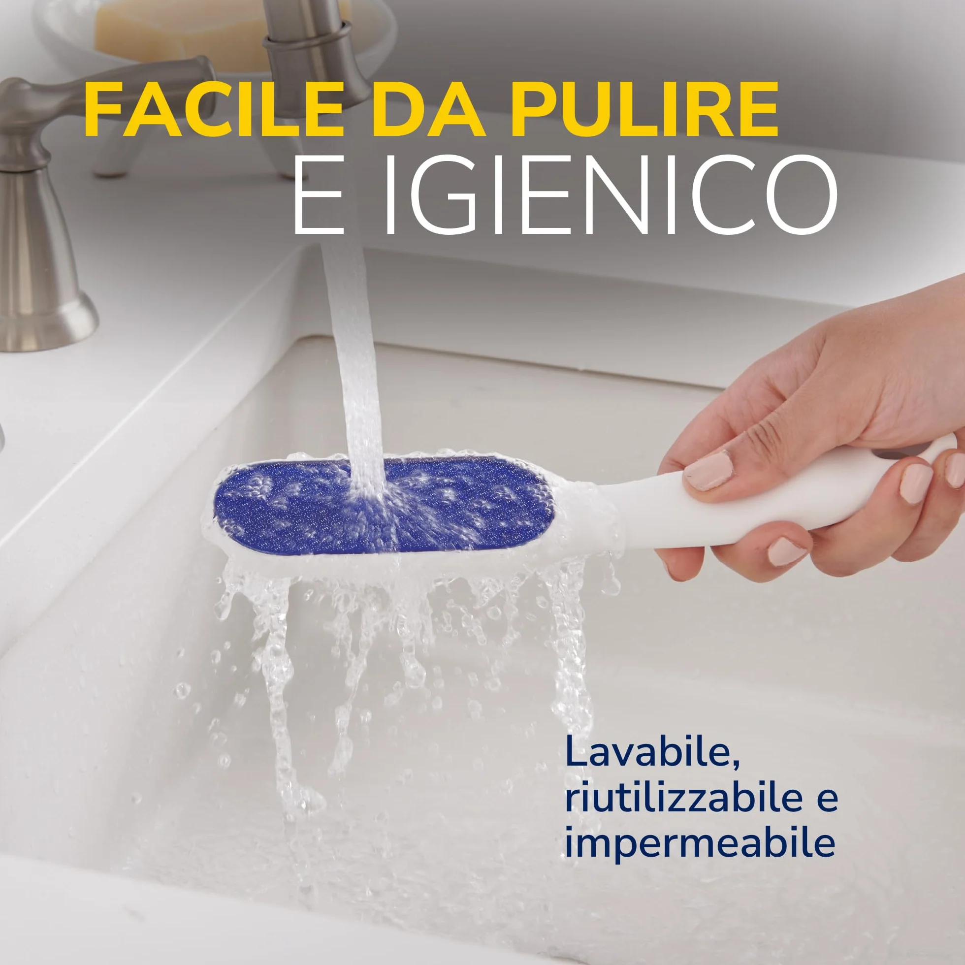 Dr. Scholl’s Lima per Piedi in Vetro Nano – Rimuove Pelle Secca, Impermeabile, Antiruggine, Delicata su Calli, Manico Antiscivolo