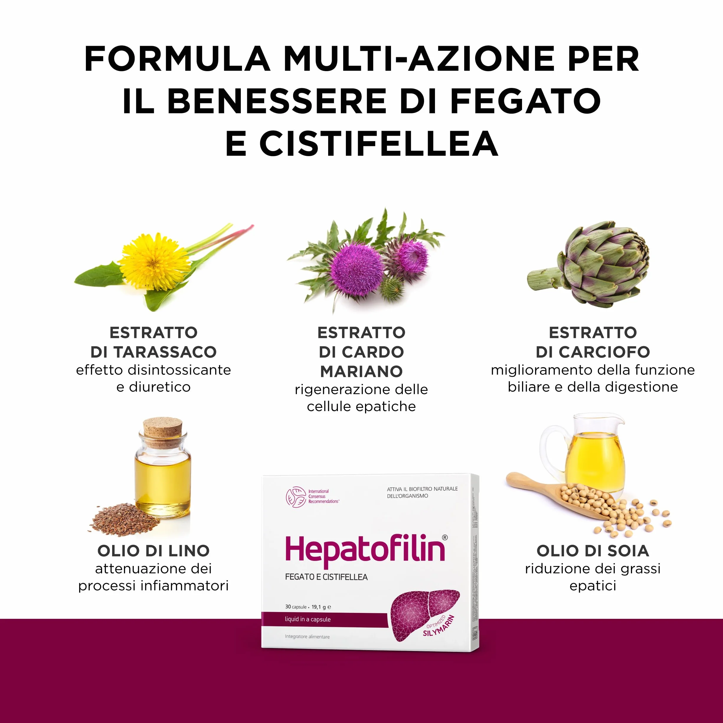 Biofiltro fegato cistifellea silimarina cinarina tarassaco ALA formula liquida assorbimento rapido