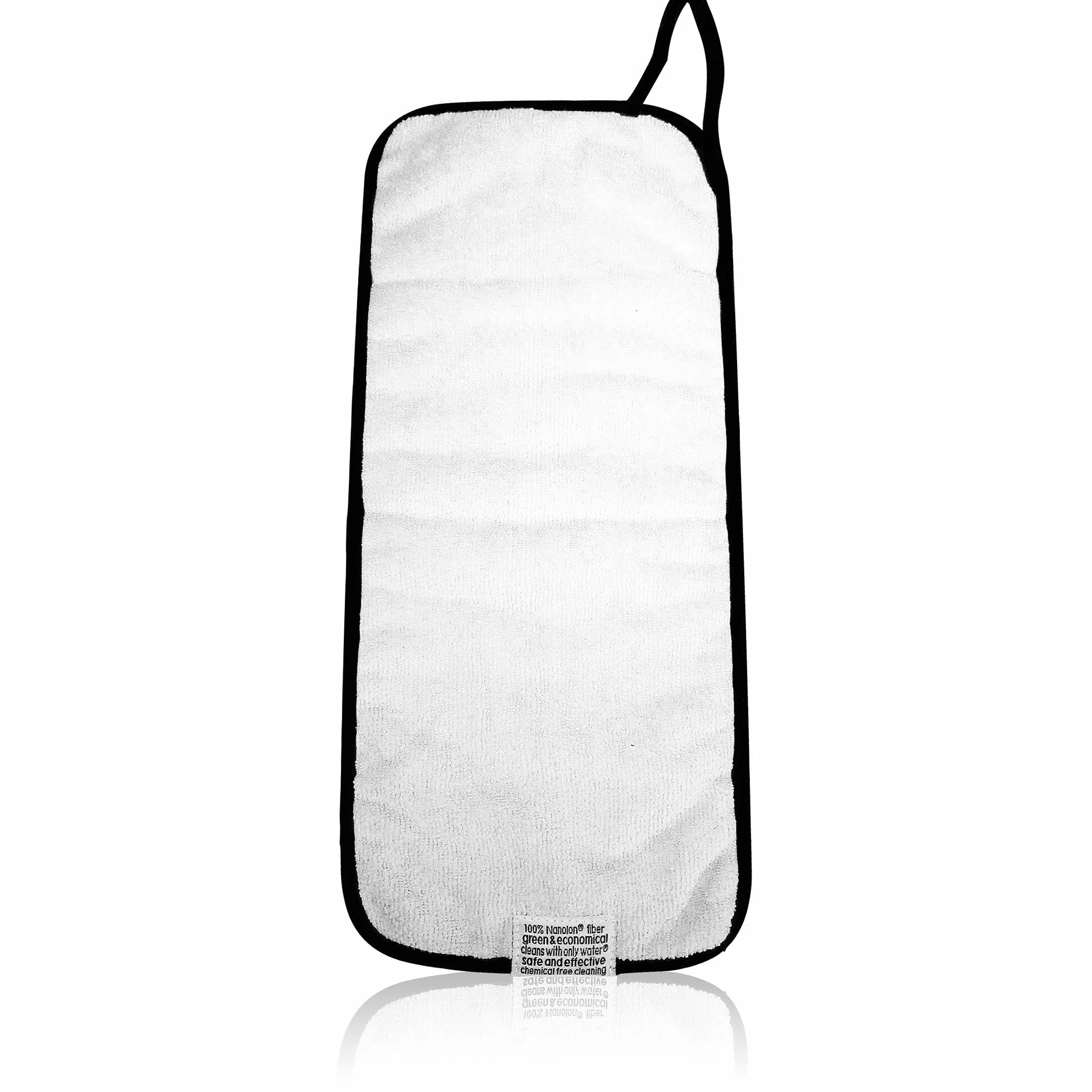Nano Towels Grigio chiaro 7x16 Asciugamano di Pulizia in Acciaio Inossidabile con Disposizione Nera