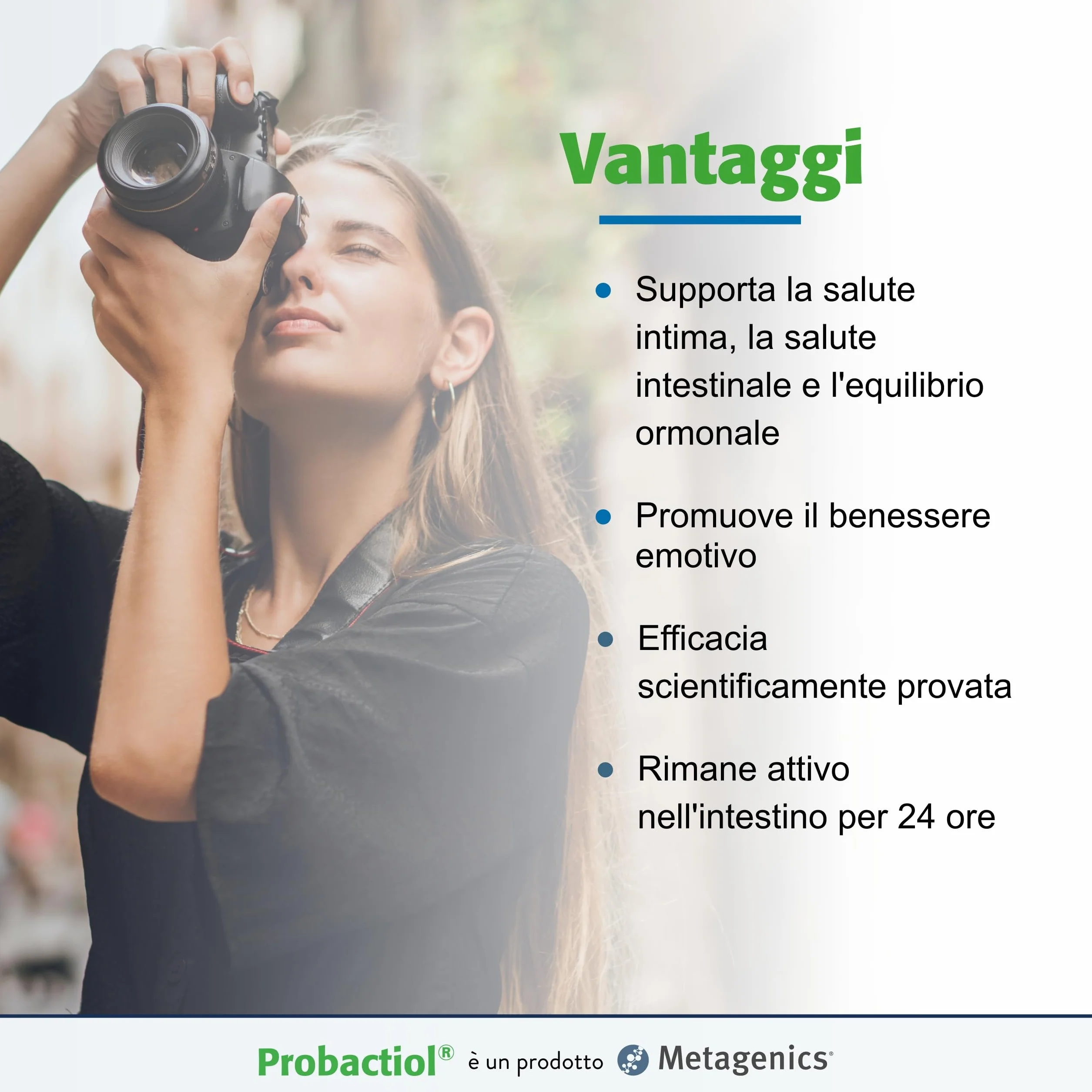 Metagenics Probactiol Donna 5-in-1 Probiotico Salute Femminile 30 Capsule