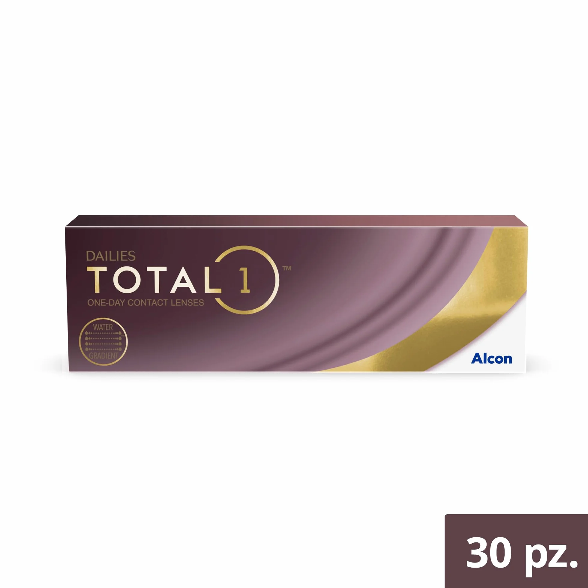 Dailies Total 1 Lenti a Contatto Giornaliere 30 Lenti BC 8.5 mm DIA 14.1 mm -2.5 Dioptrie