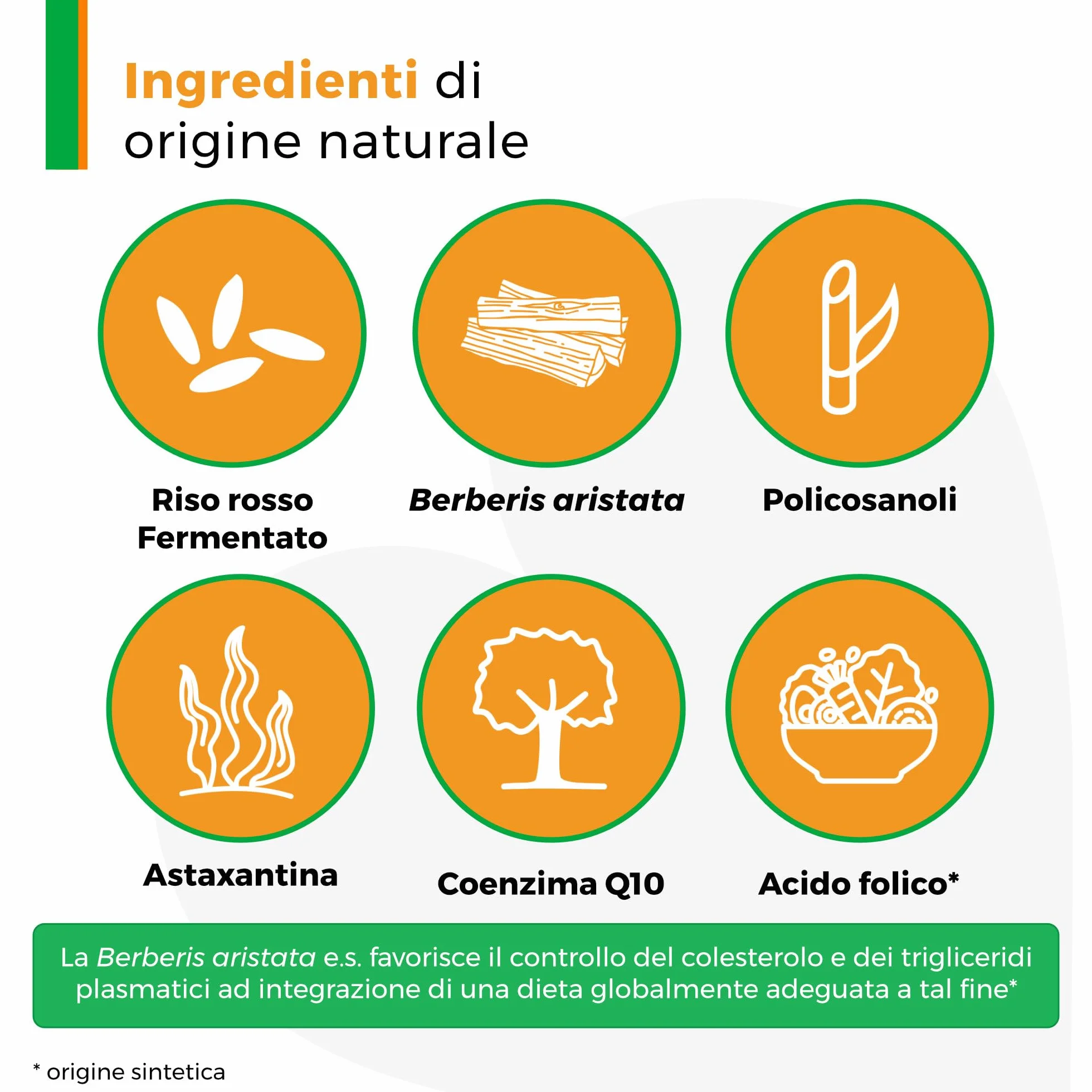Armolipid Plus 60 Compresse Integratore Alimentare Berberis Aristata Riso Rosso Fermentato Acido Folico Policosanoli Coenzima Q10 Astaxantina