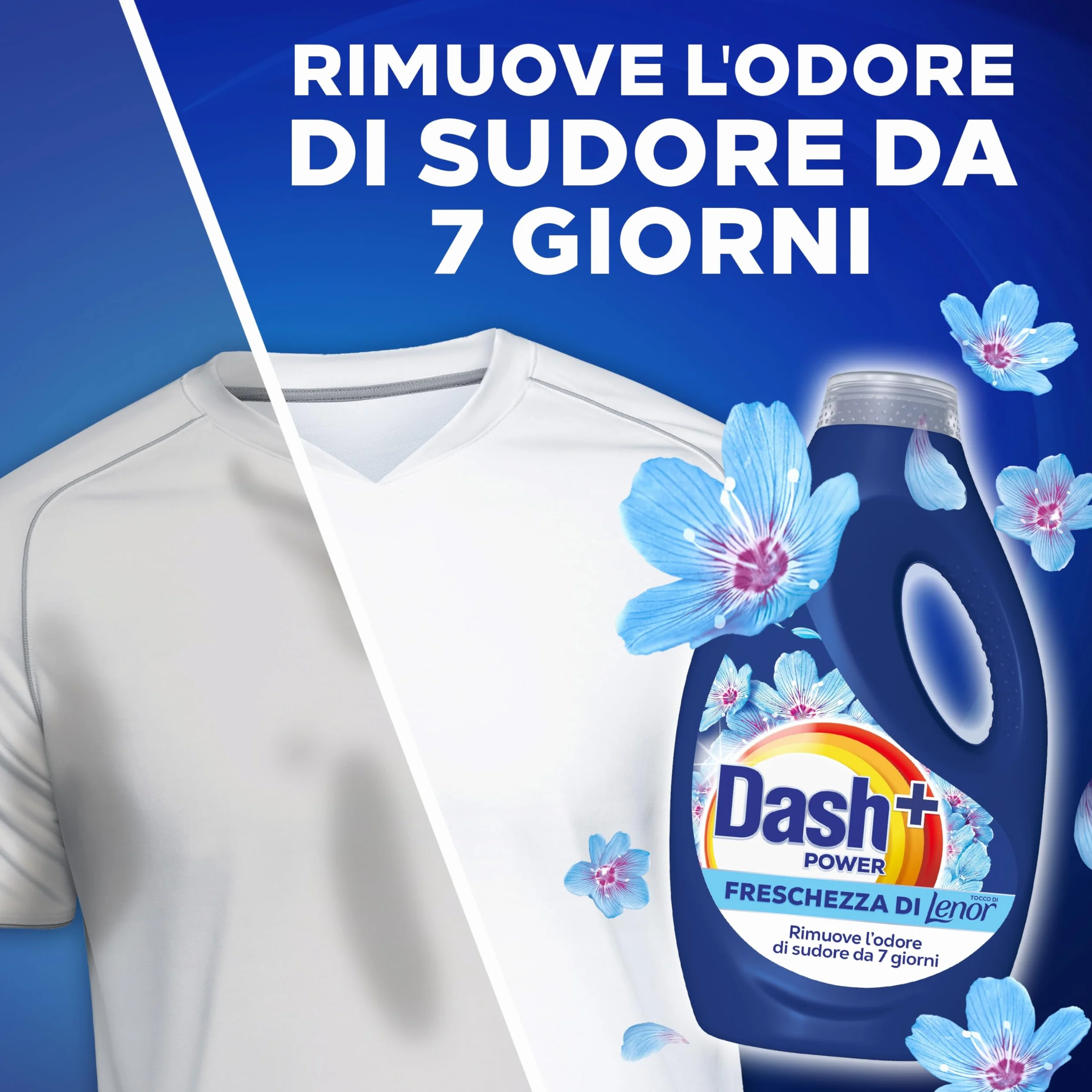 Dash Power Detersivo Liquido Lavatrice 92 Lavaggi Freschezza Di Lenor Risveglio Primaverile
