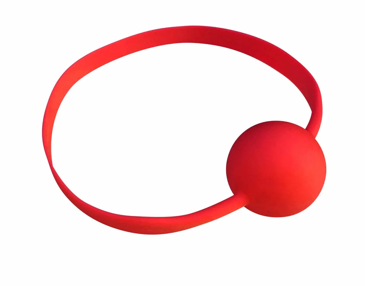 Creative Conceptions CCQGBALLR Quickie Gag Sfera Silicone Grande Rossa