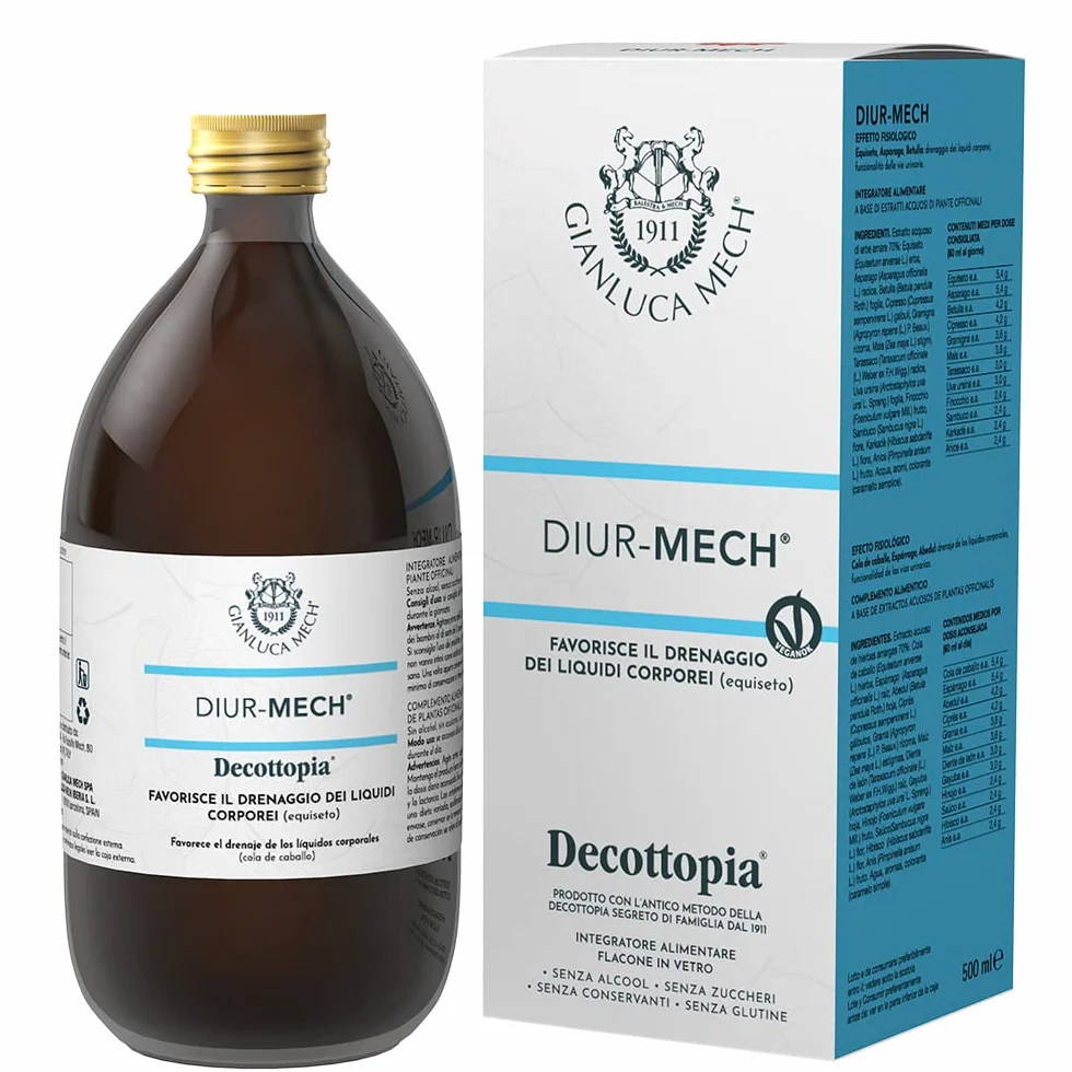Gianluca Mech Diur-Mech Integratore Alimentare Keto Drenante Forte 500 ml