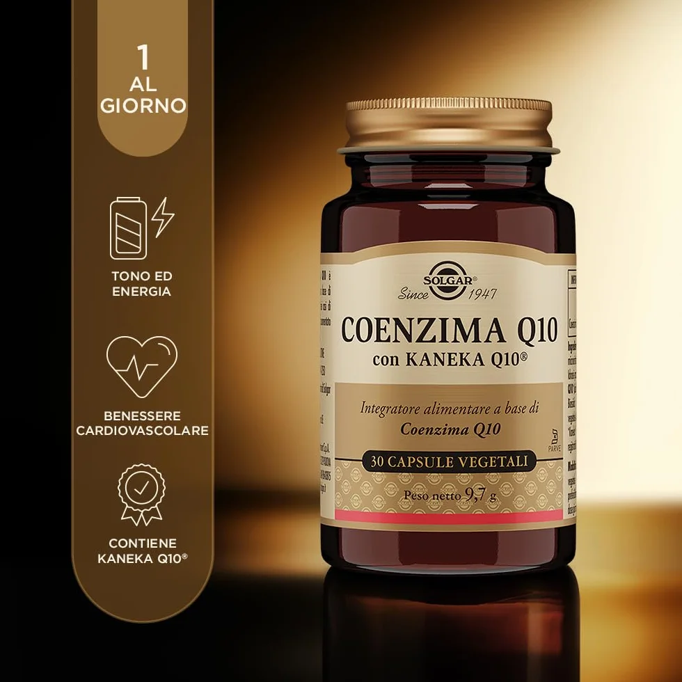 Solgar Coenzima Q10 30 capsule vegetali Ubichinone 30 mg