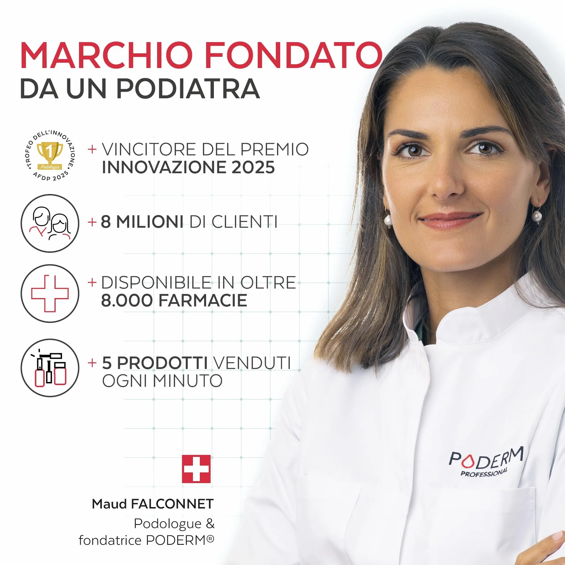 PODERM Gel Arnica Brevettato Protezione Calli Dolore Plantari Sollievo Immediato Ammortizzazione Principi Attivi 100% Naturali Swiss Lab