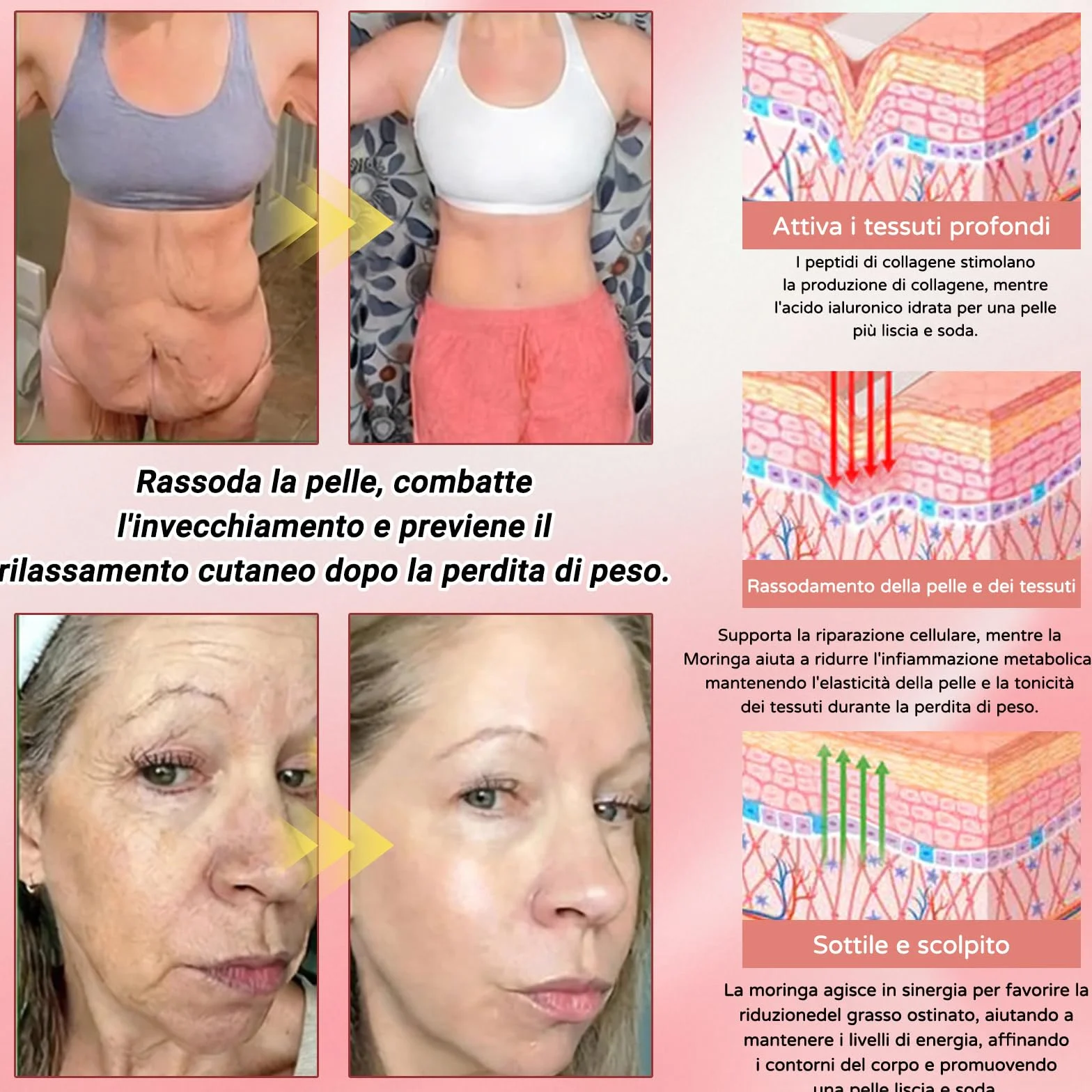 Slimique Cerotti Dimagranti Patch, 30 Cerotti Slimique, Ingredienti Botanici Naturali