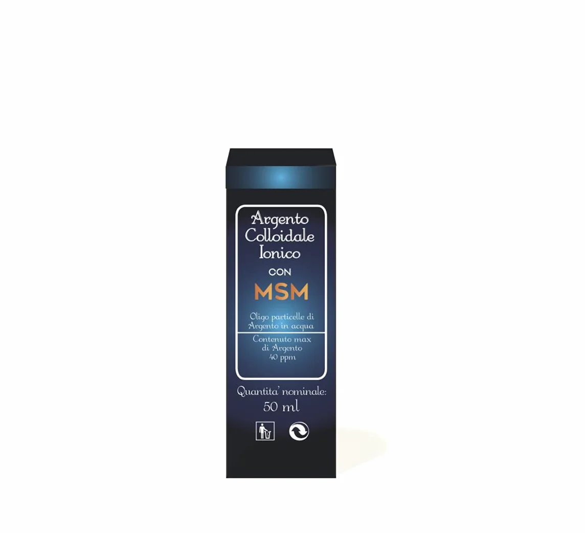 Argento Colloidale con MSM 40ppm 50 ml