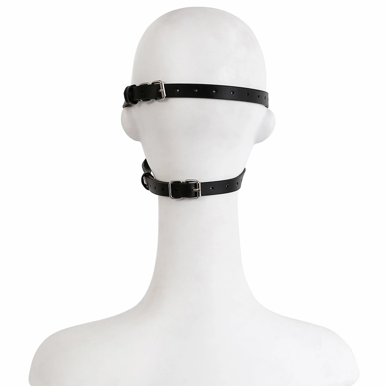 BDSMLOVE Giocattolo BDSM bocca imbavagliata maschera fetish schiavo bendato