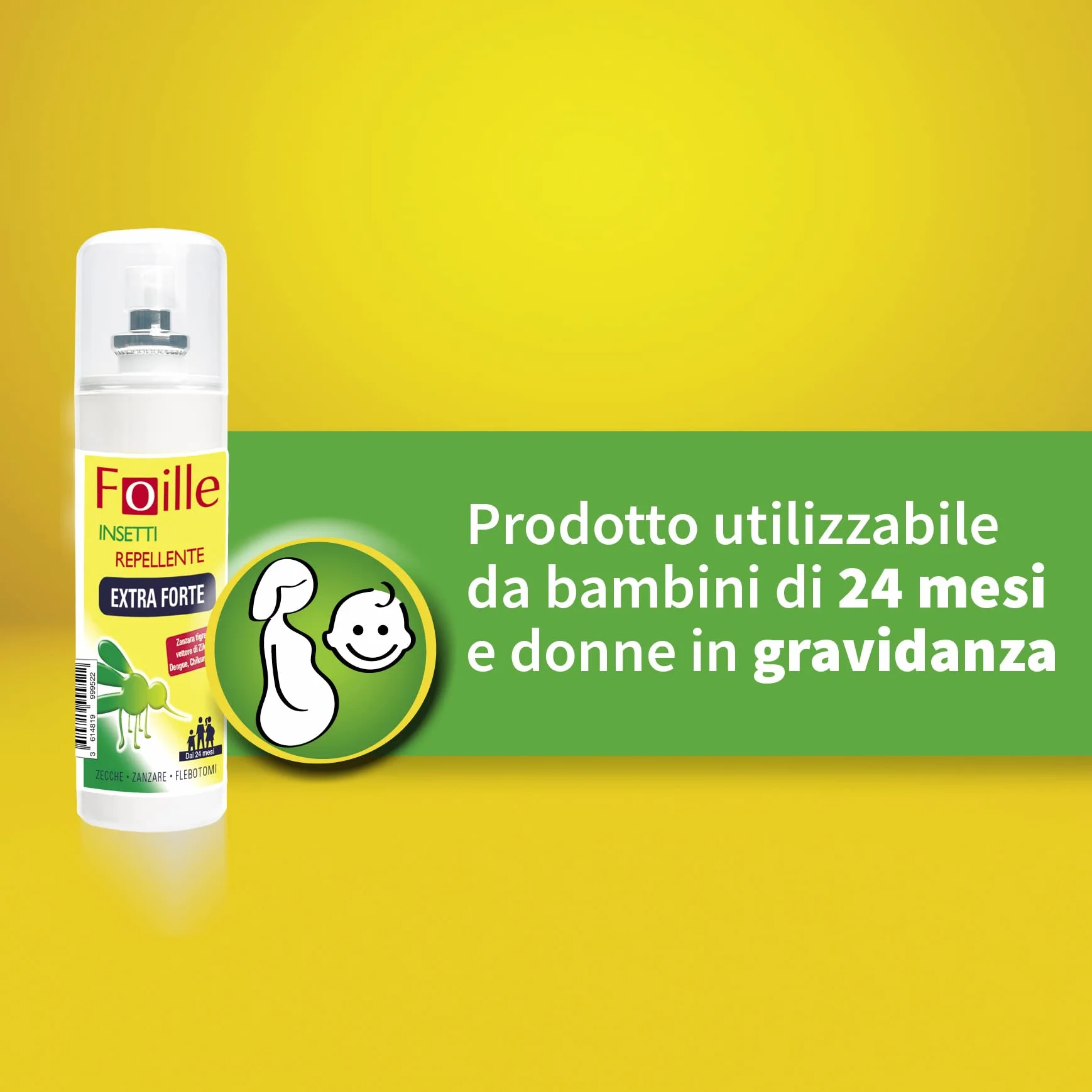 Foille Insetti Repellente Extra Forte DEET 50% Spray 200 ml