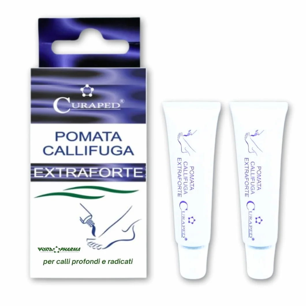 Curaped Callifugo Extra Forte Crema 7,5ml Rimozione Calli Piedi Mani Estirpa Occhio Pernice Verruche 15ml Made in Italy Pomata