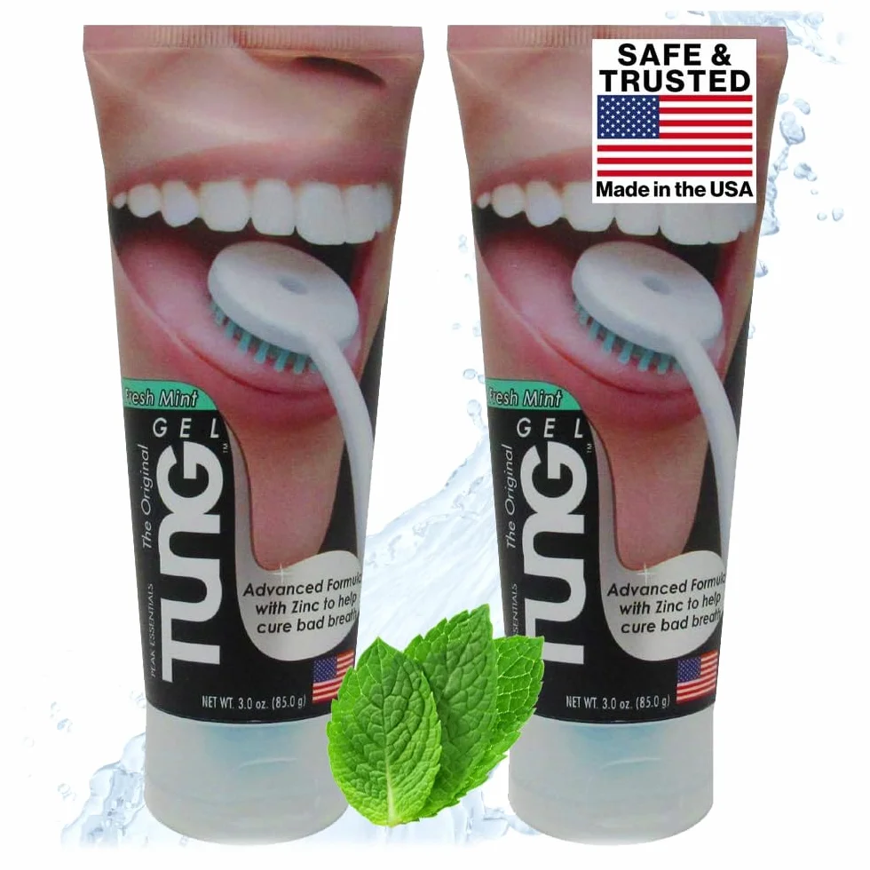 Tung Fresh Mint gel tongue Cleaner Confezione da 2