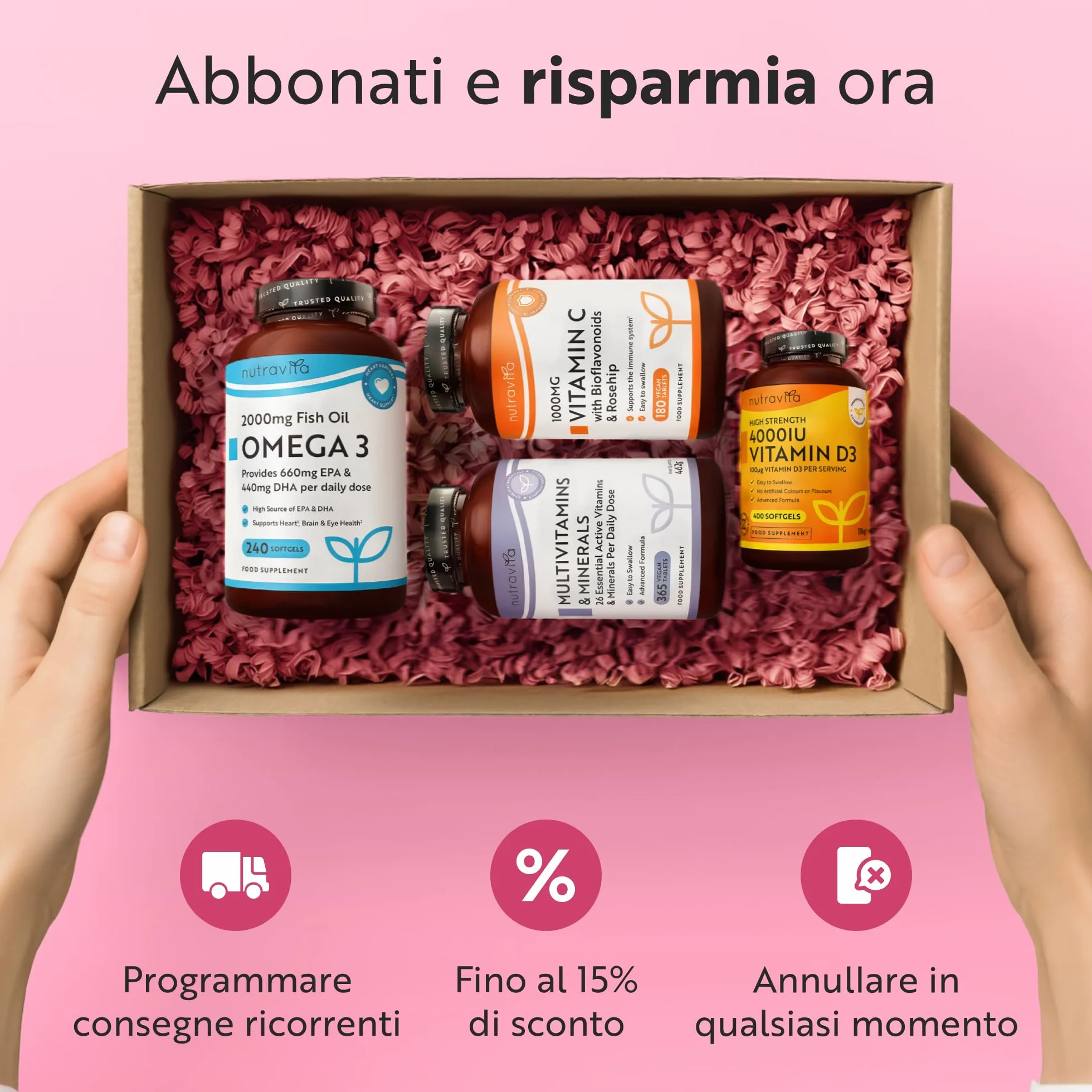 Nutravita Coenzima Q10 200mg - 120 Capsule Vegane, Ubichinone Puro al 100% - Alto Dosaggio