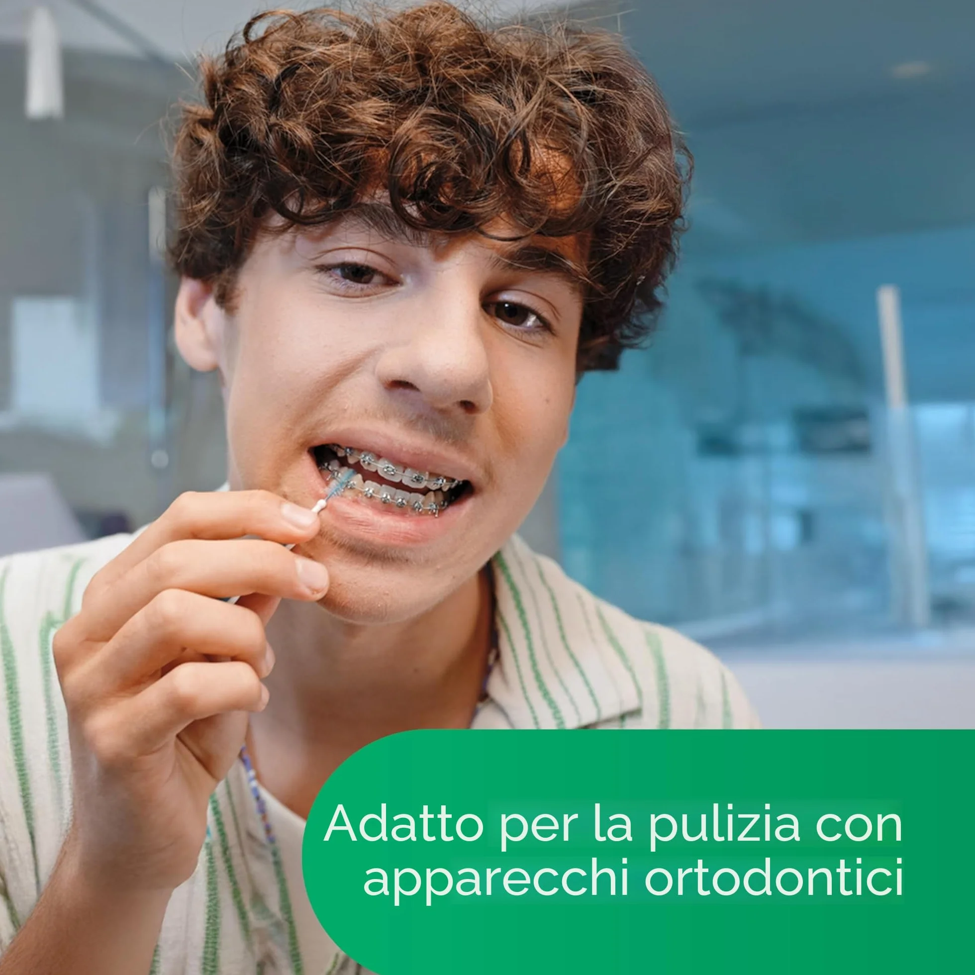 GUM TRAV-LER Scovolini interdentali 0.8 mm ISO 1 Taglia S Confezione 3x6