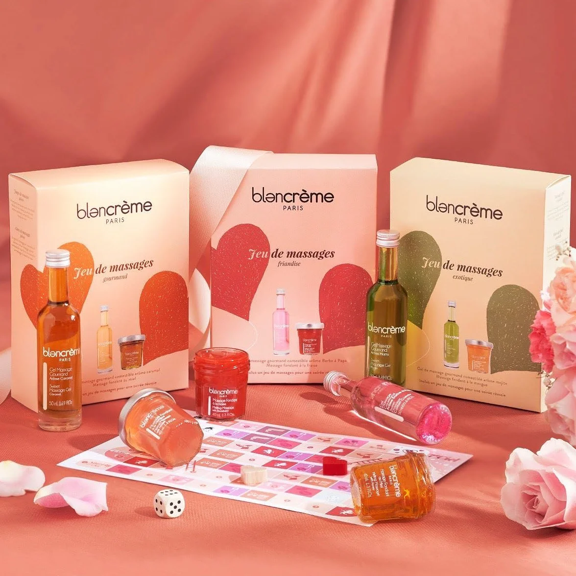 Blancrème Set di massaggi sapori gourmet per adulti