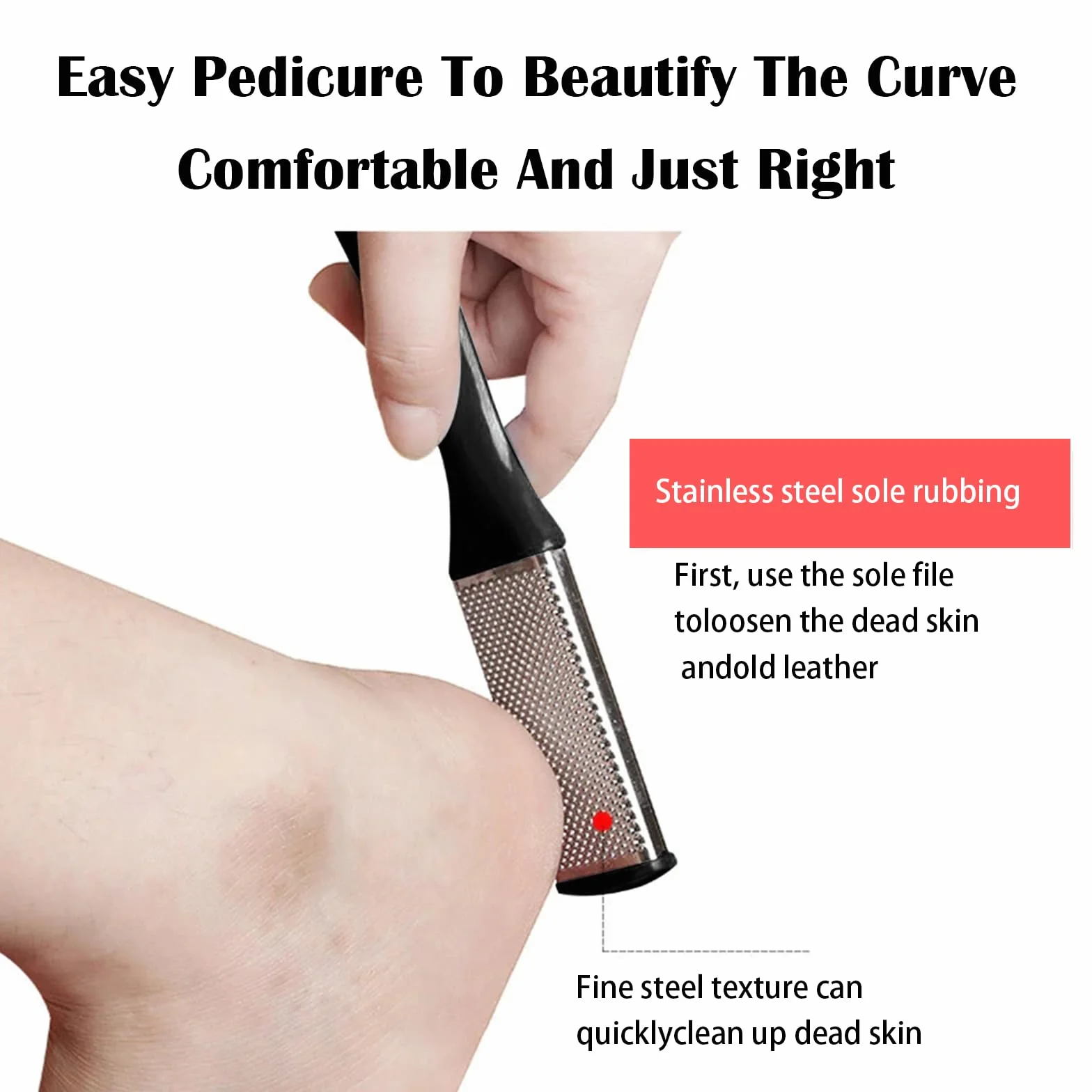 Kit Pedicure Professionale per Rimuovere la Pelle Morta, Cura dei Piedi