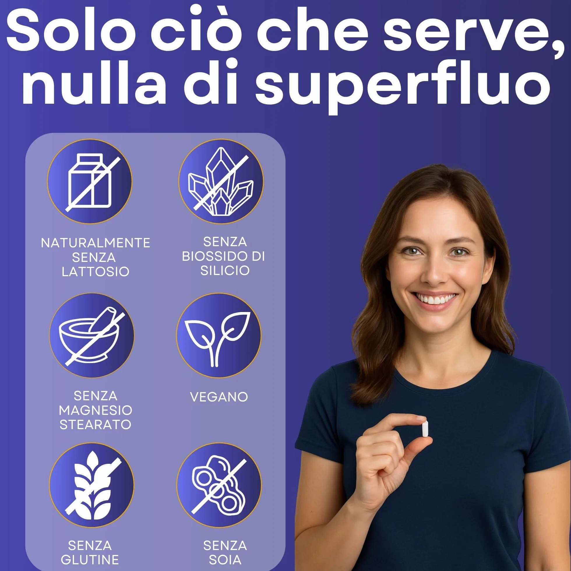 Citicolina 500mg Integratore Memoria Concentrazione Zinco Vitamine B6 B1 B12 60 Capsule