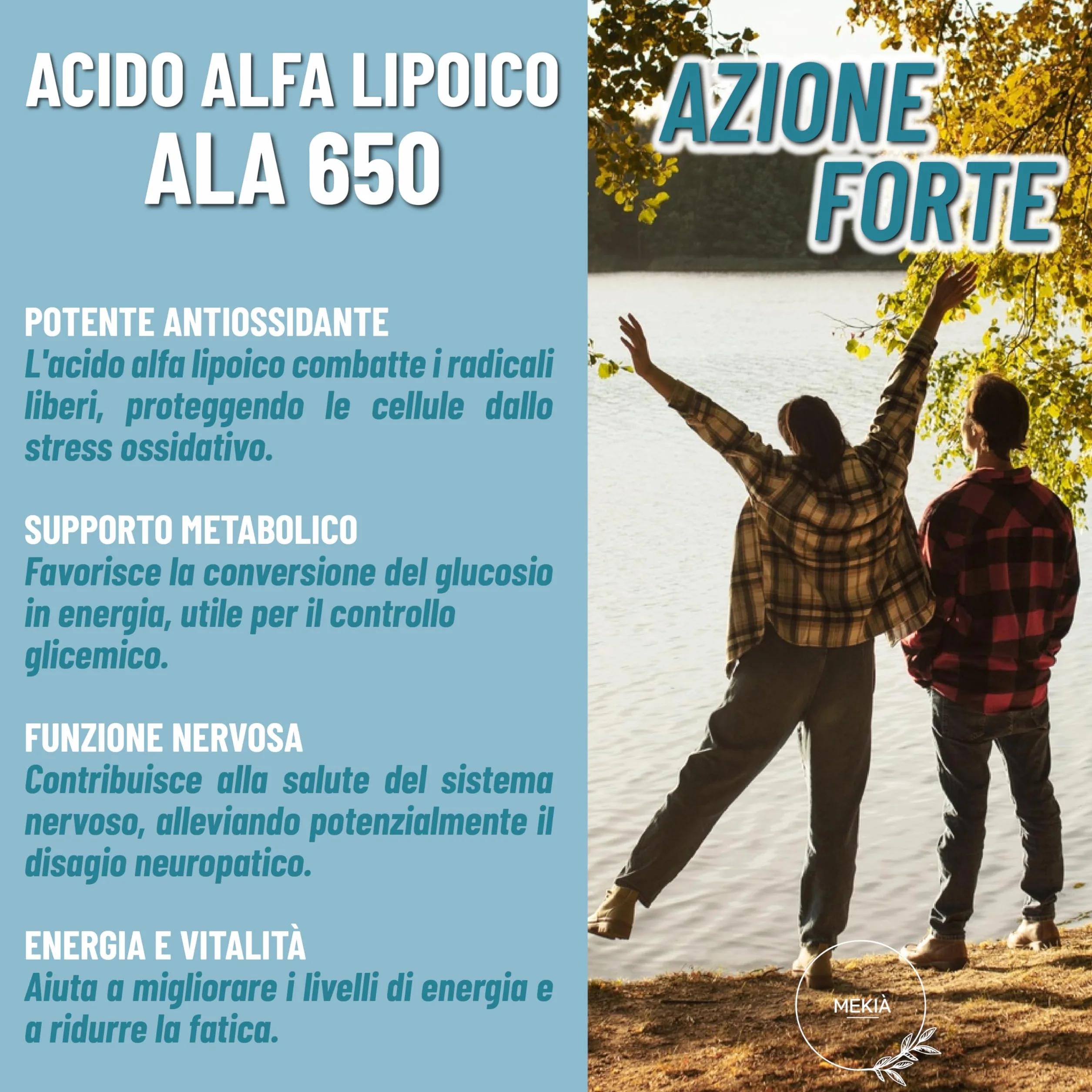 Acido Alfa Lipoico 650 mg 120 Capsule Integratore per Nervi e Benessere Mente