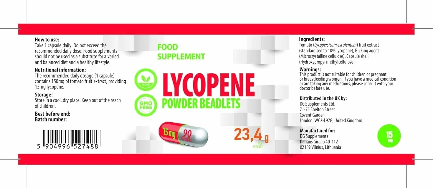 Hepatica Licopene 15 mg 90 Capsule Vegane Estratto di Pomodoro Standardizzato 10% Licopene