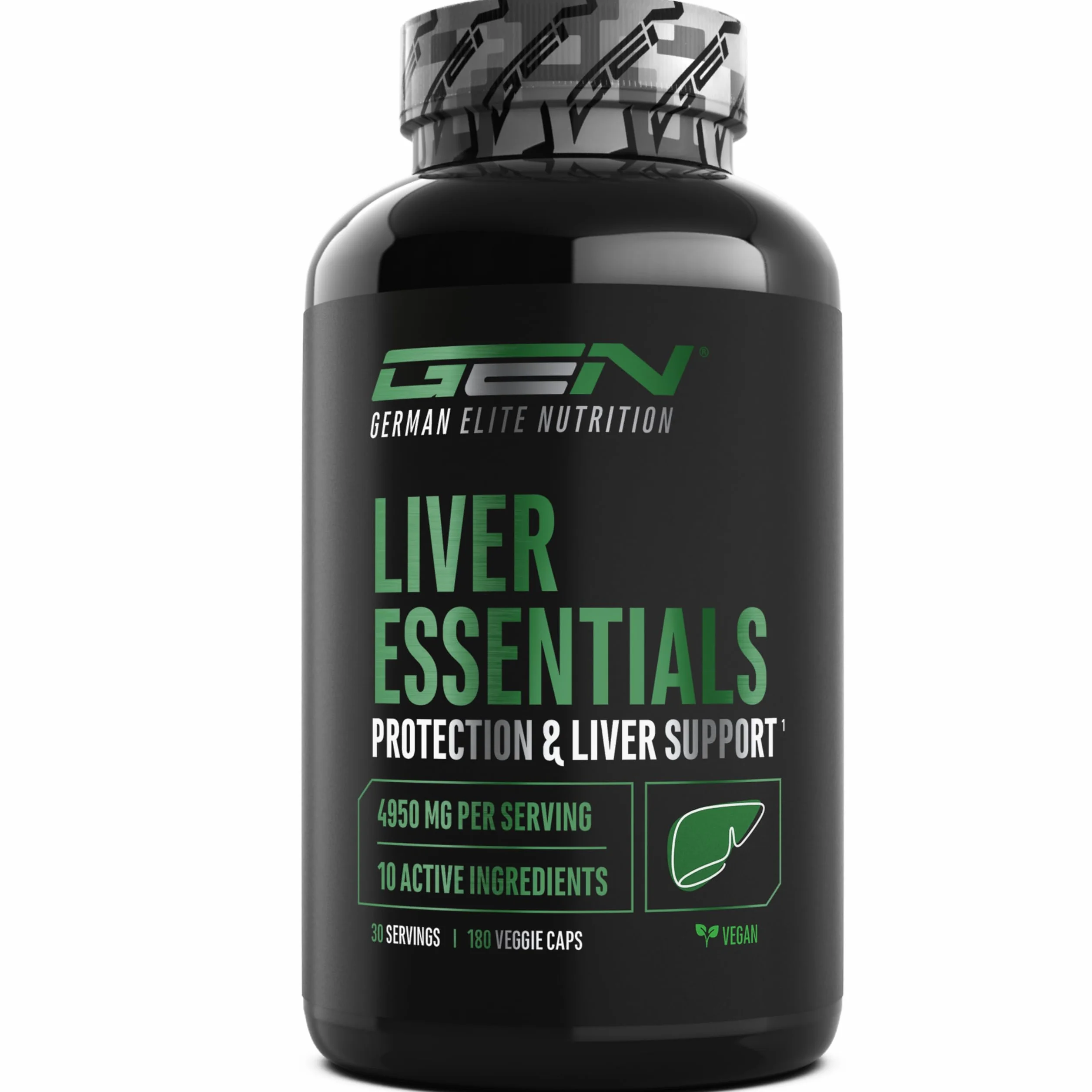 Complesso epatico Liver Essentials 180 capsule cardo mariano colina NAC carciofo tarassaco vegan