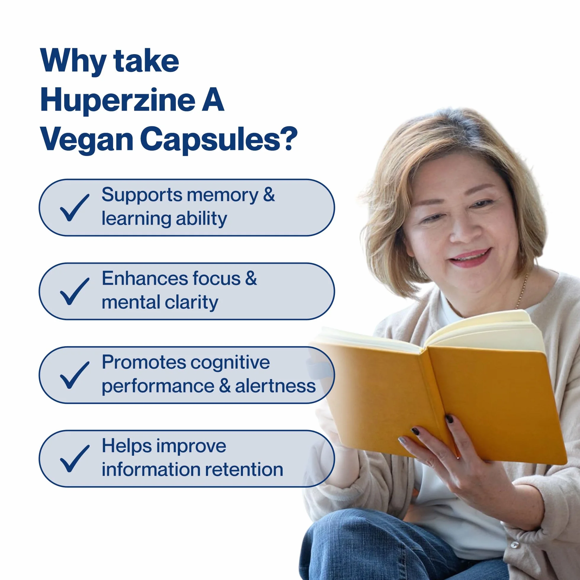 Huperzine A 225mcg 120 Vegan Capsules, Certificato di analisi AGROLAB Germania, senza glutine, senza OGM